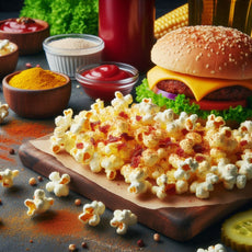 Vegan Cheese Burger Popcorn