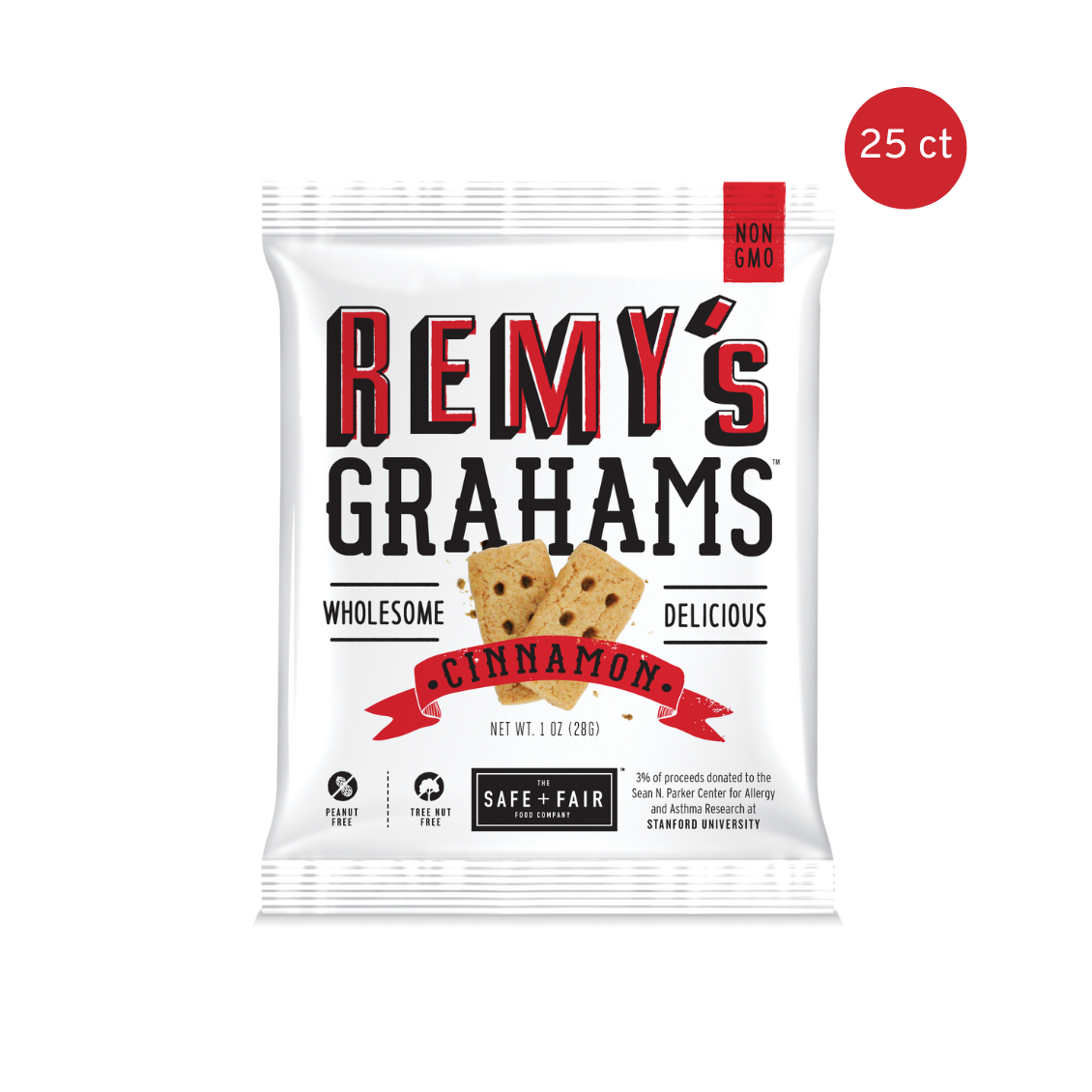 Remy's Cinnamon Grahams 25ct