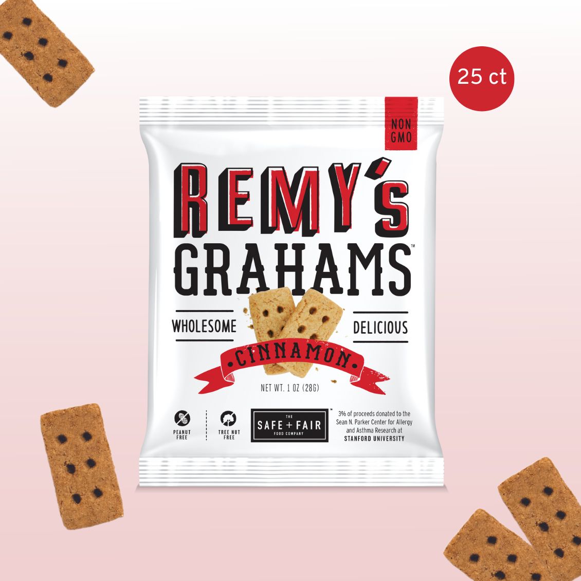 Remy's Cinnamon Grahams 25ct