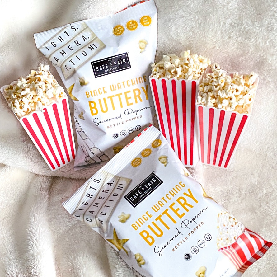 Binge Watching Buttery Seasoned Popcorn Pack