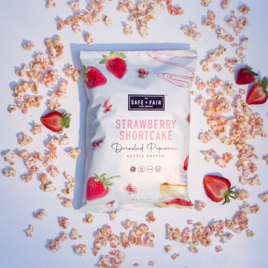 Strawberry Shortcake Drizzled Popcorn Pack