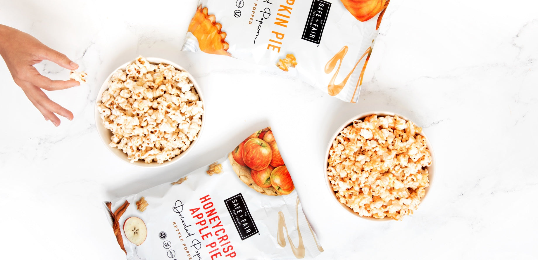 Honeycrisp Apple Pie Drizzled Popcorn Pack