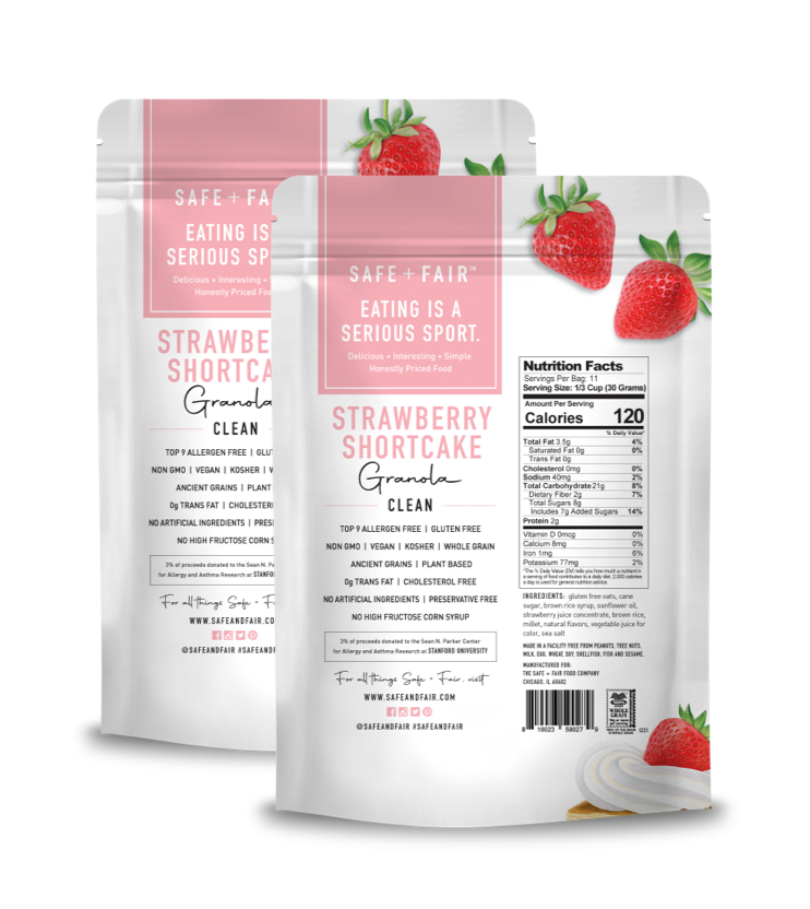 Strawberry Shortcake Granola Pack