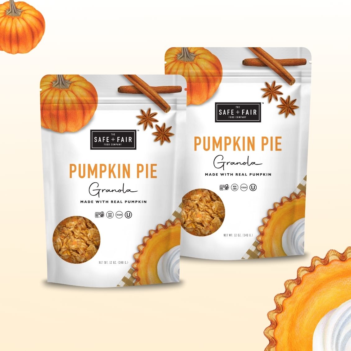 pumpkin pie granola pack