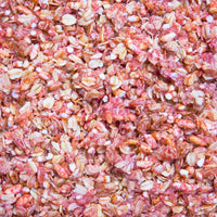 close up of strawberry shortcake granola